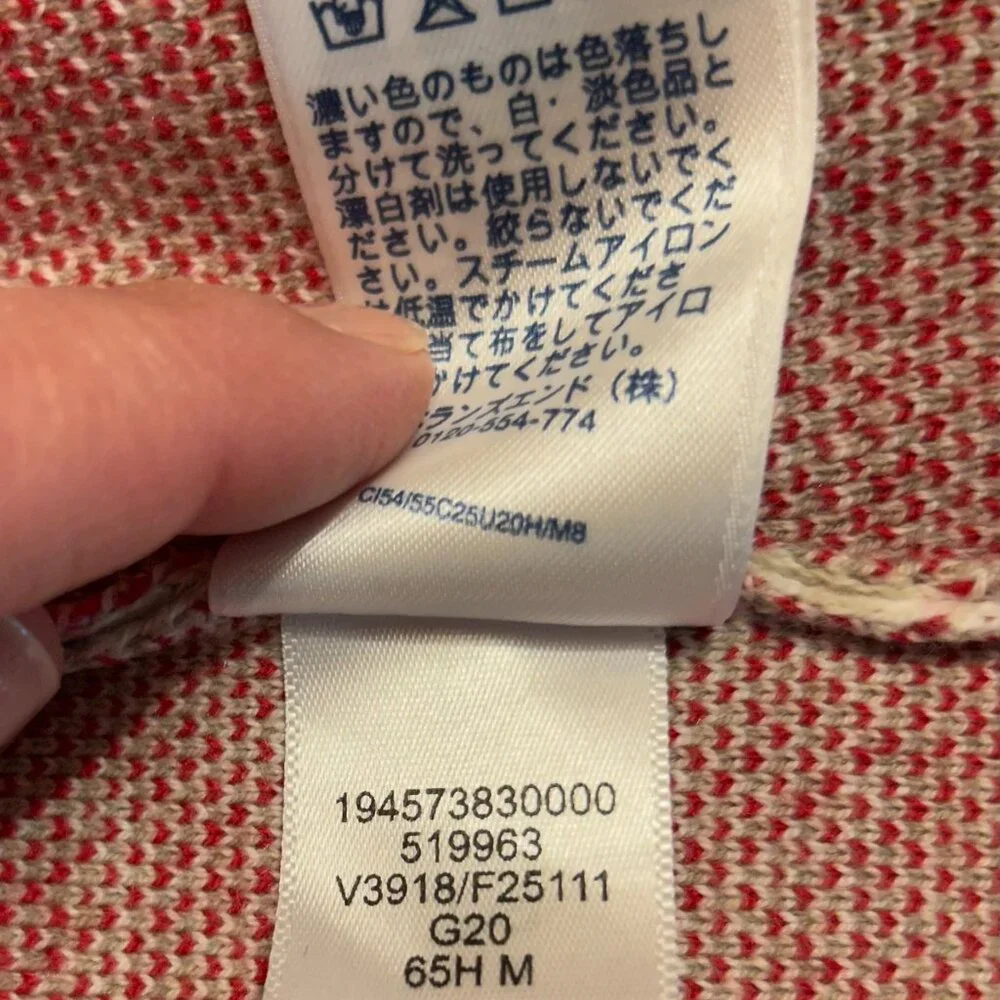 LANDS' END Women's Lofty Coatigan - Birdseye Jacquard - Worn Once - Picture 9 of 12